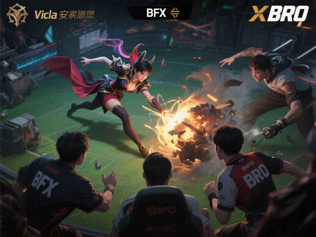 [赛事精华] BFX 对阵 BRO 首局亮点：Vicla 安妮闪现控三人，助力 BFX 团战获胜